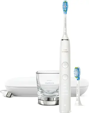Philips Sonicare DiamondClean 9000 Series- Elektrische Tandenborstel - Oplaadglas - Wit - HX9913/17