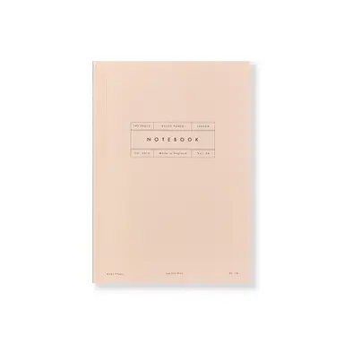 Katie Leamon A5  Notebook Lined Paper 100GSM Blush