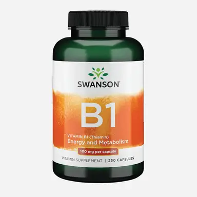 Swanson Vitamine B1 thiamine - 250 gélules