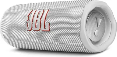 JBL Flip 6 Portable Bluetooth Speaker with 2-Way Speaker System and Powerful JBL Original Pro Sound, Up to 12 Hours of Playtime,White (HK Version)