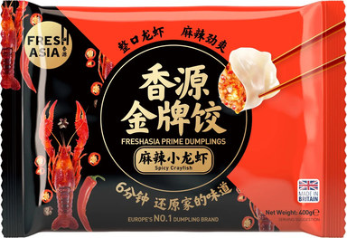 Produit à date courte - Freshasia Raviolis chinois aux écrevisses épicées 400 g - Date de péremption : 24/11/2025