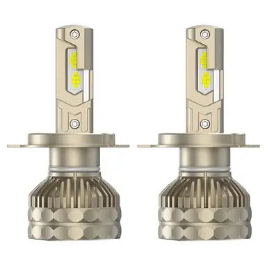 ENdureLite M33S H4-Fahrlichtbirnen, 20.000 lm superhell, 6000 K Kaltweiß, IP68 wasserdicht, für Nebelscheinwerfer, 2 Stück