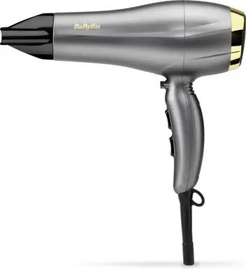 Babyliss 5513TE haardroger - toermalijn ionische technologie - 2000 W vermogen - diffuser en concentrator inbegrepen