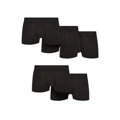 Urban Classics Solid Bio-Baumwoll-Boxershorts 5er-Pack Unterwäsche - Hose schwarz M