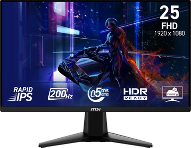 MSI MAG 255F E20 Gaming Monitor | FHD | 200Hz Refresh Rate | Rapid IPS | Adaptive Sync