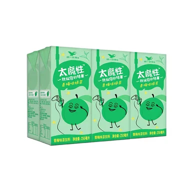 【durstlöschend】Uni-President Teegetränk mit grüner Pflaumen-Geschmacksrichtung 250 ml x 6 Flaschen