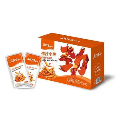 Jin Zai Kleine Fische, scharf-würzig, 240 g (12 g x 20)