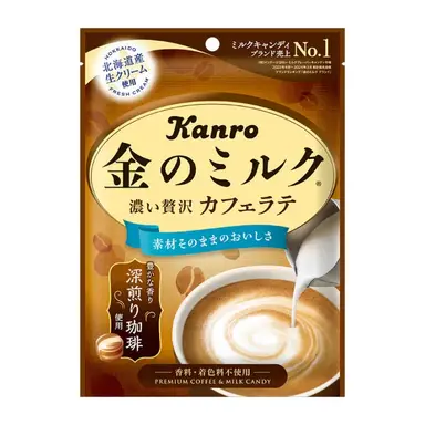 Kanro Golden Milk Candy Cafe Latte 61g