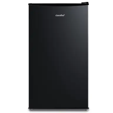 Comfee by Midea RCD115DK2 Kühlschrank mit Gefrierfach, 80 L Tischkühlschrank, mit 12 L Gefrierfach, -18 °C bis -8 °C, 4-Sterne-Gefrierklasse, 137 kWh pro Jahr, Einstellbare Temperaturregelung, Schwarz