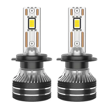 EndureLite M27 H7 LED-Nebelscheinwerfer-Birnen – 20.000 Lumen, 6000 K kaltweißes Licht, IP68 wasserdicht, Kühlsystem, 2er-Pack