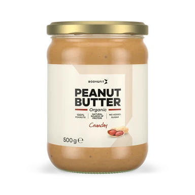 Biologische Pindakaas Crunchy 500 gram