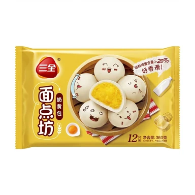 Sanquan Bao au jaune d'œuf 360 g