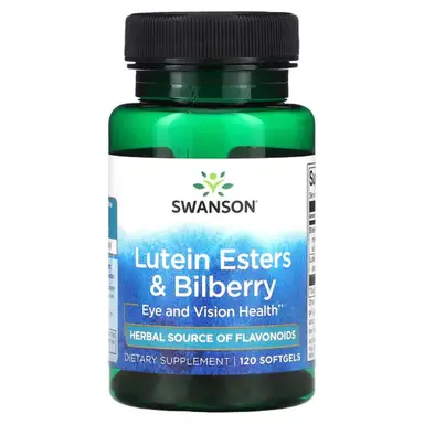 Swanson Lutein + Bilberry Eye Care Softgels Flavour - 120 Softgels