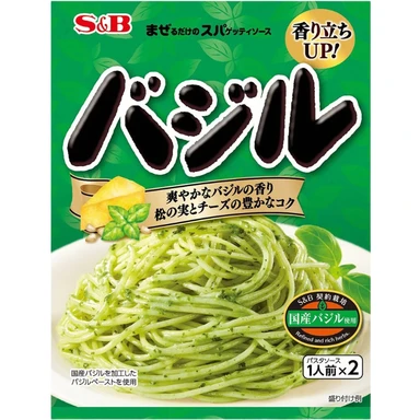 S&B Just Mix Spaghettisaus Basil Smaak 48,6g