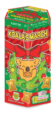 Lotte Koala’s March Biscuits Xmas Assorted Flavour 195g
