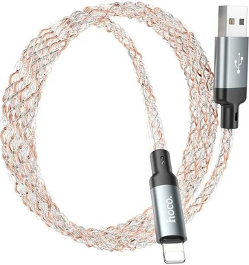 HOCO U112 Lightning Charging Cable 1m - Grey