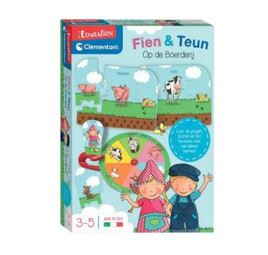 Clementoni Leerspel Fien & Teun Op De Boerderij