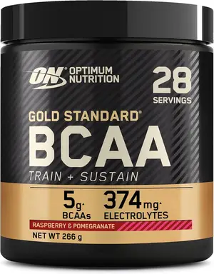 Optimum Nutrition Gold Standard BCAA train + sustain framboos granaatappel 266 g