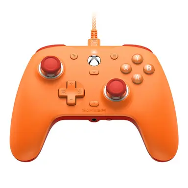GameSir G7 SE kabelgebundener Gaming-Controller für Xbox Series X|S, Xbox One, Windows 10/11, PC-Controller, Gamepad mit Hall-Effekt-Analogsticks und 3,5 mm Audioanschluss (Orange)