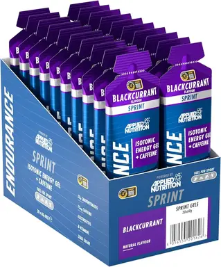 Applied Nutrition Energy Gel + Electrolytes Endurance Blackcurrant Flavour - 20 x 60g