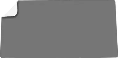 Deflecto PVC Desk Mat 80x40cm Grey/White