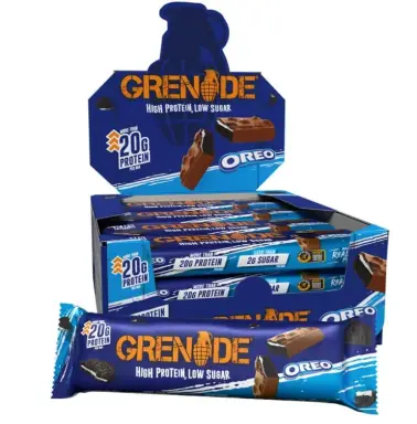 Grenade High Protein Low Sugar Bar Oreo 12 x 60g