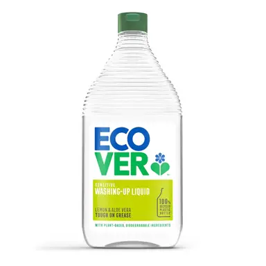 Ecover Washing Up Liquid, Refill, Lemon & Aloe Vera, 950ml