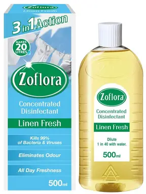 Zoflora Linen Fresh Concentrated Disinfectant 500ml