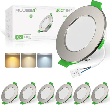 ALUSSO Spot LED encastrable blanc 24 V, IP44, 4 W