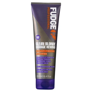 FUDGE 250ML SHAMPOO CLEAN BLOND DAMAGE REWIND VIOLET-TONING