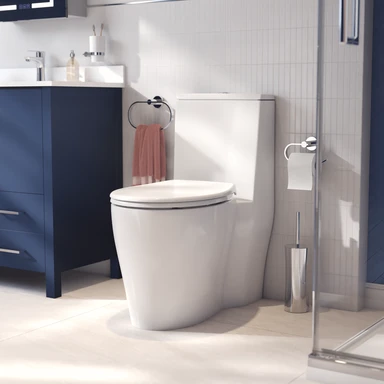 Croydex Recycled Toilet Seat Coniston Oval - White