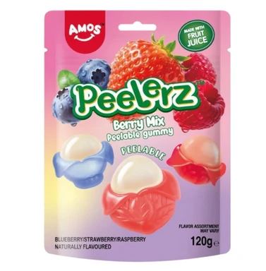 Amos Peelerz Gummy Berry Mix 120g