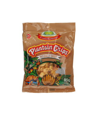 Tropical Gourmet Chips de banane plantain sucrées - 85 g