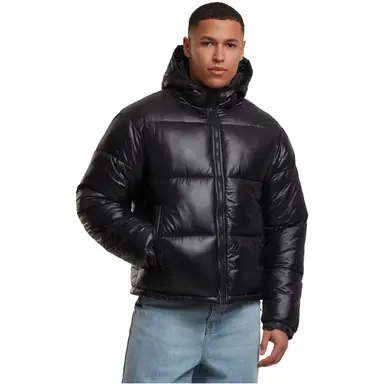 Urban Classics Shiny Puffer Jacket With Hood Winter Jackets/Coats black XL