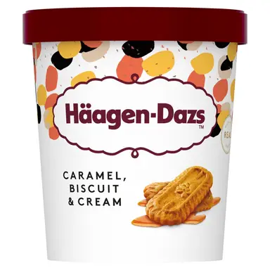 Haagen Dazs Caramel Lotus Biscuit & Cream Ice Cream 460ml