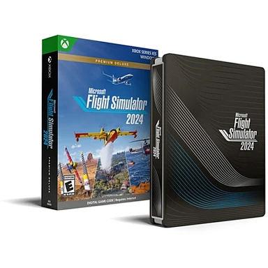 Microsoft Simulateur de vol 2024 - Édition Premium Deluxe SteelBook (PC) (Xbox Series X|S)
