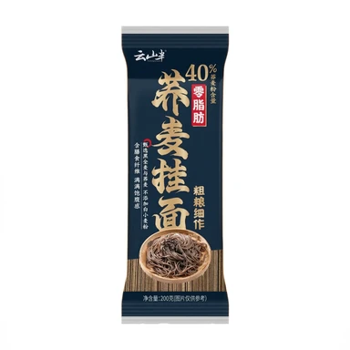 YunShanBan 0 Fat Buckwheat Noodles (40% Buckwheat Flour) 200g
