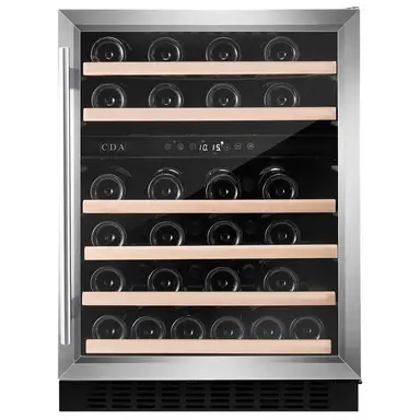 CDA CFWC604SS 60cm Wine Cooler, Stainless Steel, G Rated