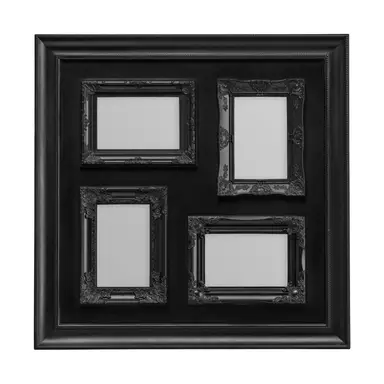 Maison by Premier Photo Frame Maren 4 Photo Collage Black