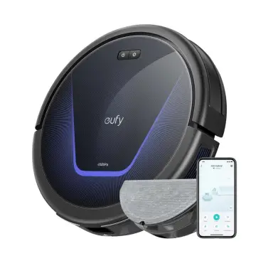 Eufy G50 Hybrid Robot Vacuum and Mop, 4,000 Pa Strong Suction, Dynamic Navigation, Pro-Detangle Comb, Roller Brush, Ideal for Pet Hair, Hard Floors
