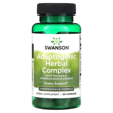 Swanson Adaptogen Complex Stress Support Capsules - 60 Capsules