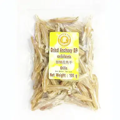 Asean Seas Dried Anchovies (BP/Headless) 100g
