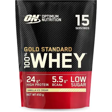 Optimum Nutrition Gsw Pouch - Vanilla Ice Cream (450G - 15 Serve)