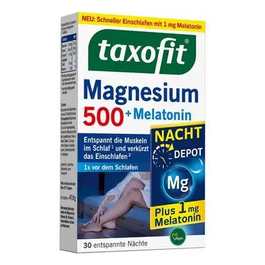 TAXOFIT Magnesium 500 Nacht Tabletten 30 St.