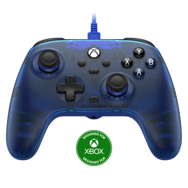 GameSir T7 Bekabelde Xbox-controller met Hall Effect-joysticks en -triggers, Plug & Play gamepad voor Xbox Series X|S, Xbox One, Win10/Win11, Steam (Blauw)