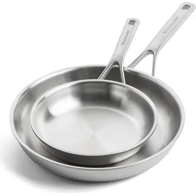 KitchenAid Multiply Frypan Set of 2 Uncoated: Frypan 20cm + Frypan 28cm