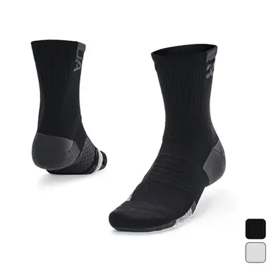 Under Armour ArmourDry Playmaker Unisex Mid-Crew Socks - Black