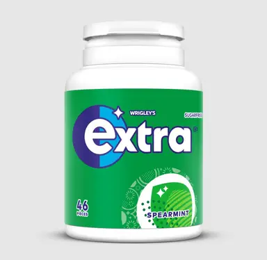 Extra Spearmint Bottle 46 Pieces