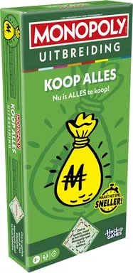 Hasbro Monopoly Koop Alles uitbreidingsspel - 2-6 spelers, 40 minuten