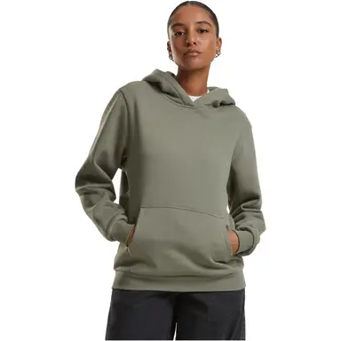 Urban Classics Damen Flauschiger Hoodie Sweat & Fleece - Kapuzenpullover paleolive XS